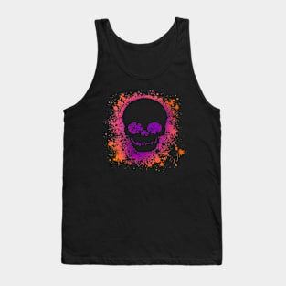 CJB Splatter Org/Purple Tank Top